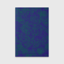 Обложка для паспорта матовая кожа Камуфляж  синий с зелеными пятнами