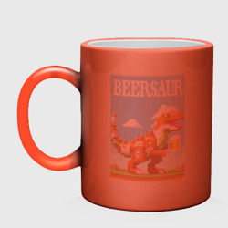 Кружка хамелеон Beersaur - pixel art - фото 2