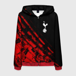 Мужская толстовка 3D на молнии Tottenham sport grunge