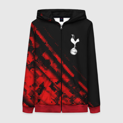 Женская толстовка 3D на молнии Tottenham sport grunge