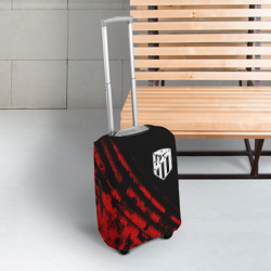 Чехол для чемодана 3D Atletico Madrid sport grunge - фото 2