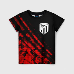 Детская футболка 3D Atletico Madrid sport grunge