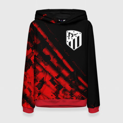 Женская толстовка 3D Atletico Madrid sport grunge