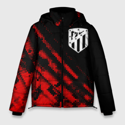 Мужская зимняя куртка 3D Atletico Madrid sport grunge