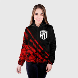 Женская куртка 3D Atletico Madrid sport grunge - фото 2