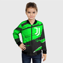Детский бомбер 3D Juventus sport green - фото 2