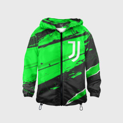 Детская ветровка 3D Juventus sport green