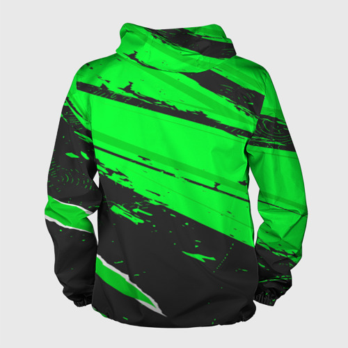 Мужская ветровка 3D Juventus sport green, цвет черный - фото 2