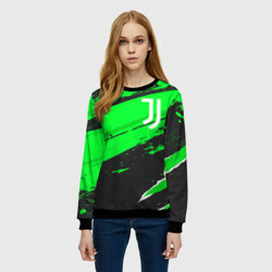 Женский свитшот 3D Juventus sport green - фото 2