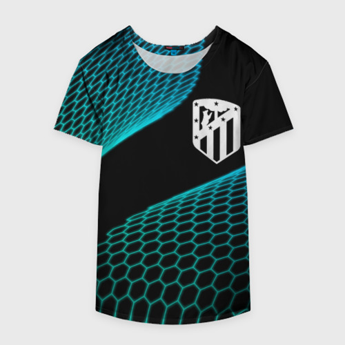 Накидка на куртку 3D Atletico Madrid football net, цвет 3D печать - фото 4