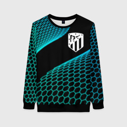 Женский свитшот 3D Atletico Madrid football net