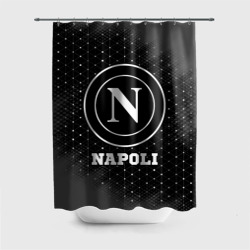 Штора 3D для ванной Napoli sport на темном фоне