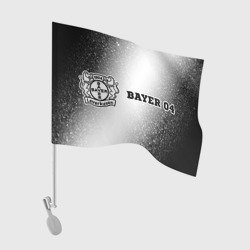 Флаг для автомобиля Bayer 04 sport на светлом фоне по-горизонтали