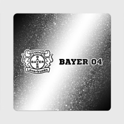 Магнит виниловый Квадрат Bayer 04 sport на светлом фоне по-горизонтали