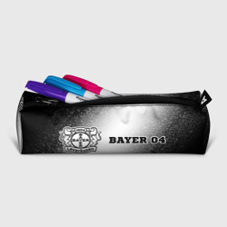 Пенал с принтом Bayer 04 sport на светлом фоне по-горизонтали для любого человека, вид спереди №2. Цвет основы: белый