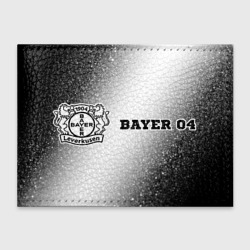 Обложка для студенческого билета Bayer 04 sport на светлом фоне по-горизонтали