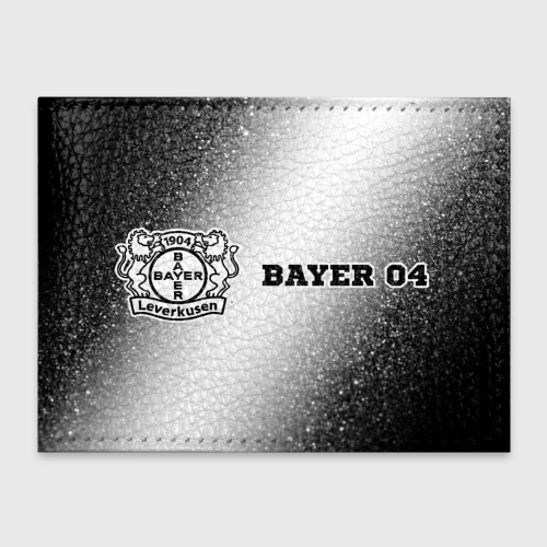 Обложка для студенческого билета Bayer 04 sport на светлом фоне по-горизонтали