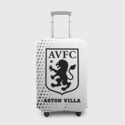 Чехол для чемодана 3D Aston Villa sport на светлом фоне