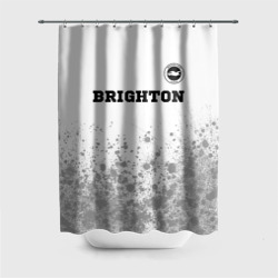 Штора 3D для ванной Brighton sport на светлом фоне посередине