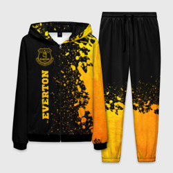 Мужской костюм 3D Everton - gold gradient по-вертикали