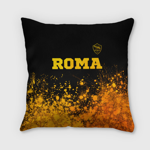 Подушка 3D Roma - gold gradient посередине