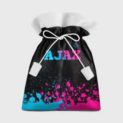 Подарочный 3D мешок Ajax - neon gradient посередине