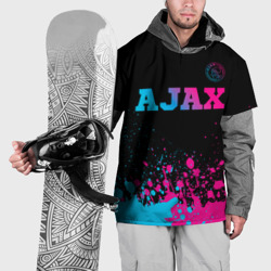 Накидка на куртку 3D Ajax - neon gradient посередине