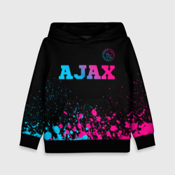 Ajax - neon gradient посередине – Детская толстовка 3D с принтом купить со скидкой в -20%