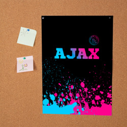 Постер Ajax - neon gradient посередине - фото 2