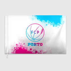 Флаг 3D Porto neon gradient style