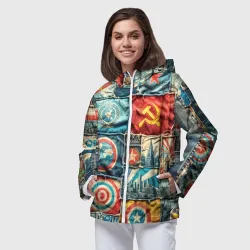 Женская ветровка 3D Пэчворк джинсы в СССР - фото 2