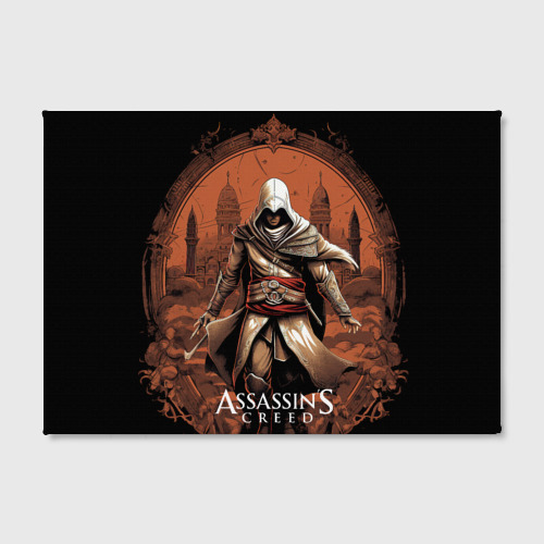 Холст прямоугольный Assassin's creed город в песках, цвет 3D печать - фото 2