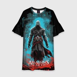 Детское платье 3D Assassin's creed подводный город