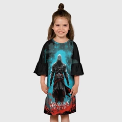 Детское платье 3D Assassin's creed подводный город - фото 2