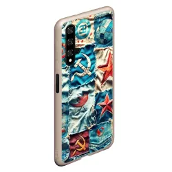 Чехол для Honor 20 Пэчворк джинсы из СССР - фото 2