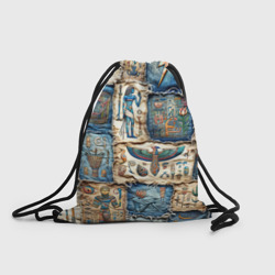 Рюкзак-мешок 3D Пэчворк из Египетских мотивов