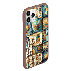 Чехол для iPhone 11 Pro Max матовый Пэчворк из Египта - фото 2