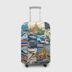 Чехол для чемодана 3D Пэчворк из Тайланда