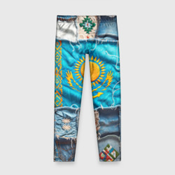 Детские леггинсы 3D Пэчворк джинсы в Казахстане