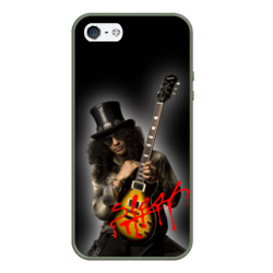 Чехол для iPhone 5/5S матовый Slash музыкант группы Guns N' Roses