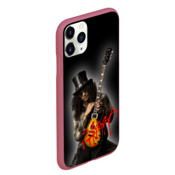 Чехол для iPhone 11 Pro Max матовый Slash музыкант группы Guns N' Roses - фото 2