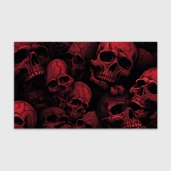 Бумага для упаковки 3D Кровавые черепа