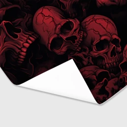 Бумага для упаковки 3D Кровавые черепа - фото 2