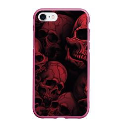 Кровавые черепа – Чехол для iPhone 7/8 матовый с принтом купить