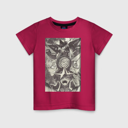 Детская футболка хлопок Гуррен-Лаганн пронзающий небеса Камина