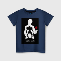 Детская футболка хлопок Тетрадь смерти Рюк яблоко