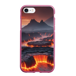 Земля в огне в мире вулканов – Чехол для iPhone 7/8 матовый с принтом купить