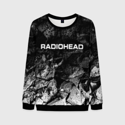 Мужской свитшот 3D Radiohead black graphite