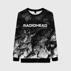 Женский свитшот 3D Radiohead black graphite