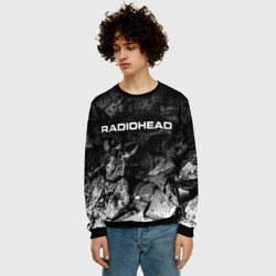 Мужской свитшот 3D Radiohead black graphite - фото 2